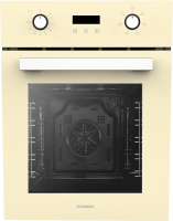 Электрический духовой шкаф Hyundai HEO 45411 BE, стекло бежевое