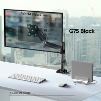 Кронштейн для мониторов Onkron G75, черный 13"-34" макс.12кг настольный поворот и наклон