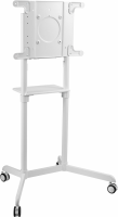 Подставка для телевизора Cactus CS-ST1146WT, белый 37"-70" макс.70кг напольный мобильный