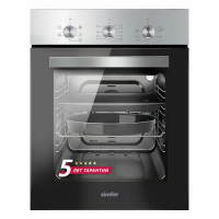 Электрический духовой шкаф Simfer B4EM16016, серебристый