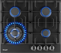 Газовая варочная панель Weissgauff HGG 641 BV Nano, черный