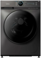 Стиральная машина с сушкой Midea MF200D80WBS/S-RU, титановый/серый