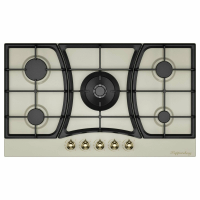 Варочная поверхность газовая Kuppersberg FS 910 C Bronze, бежевый/бронза/эмаль