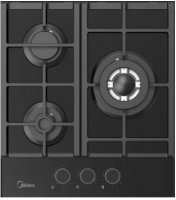 Газовая варочная панель Midea MG449TGB, черный