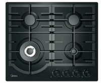 Газовая варочная панель Midea MG649TGB, черный