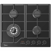Газовая варочная панель Midea MG697TTGB, черный