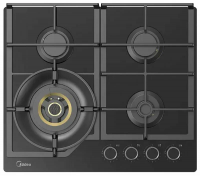 Газовая варочная панель Midea MG697VGB, черный