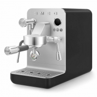 Кофеварка рожковая Smeg EMC02BLMEU, черный/серебристый