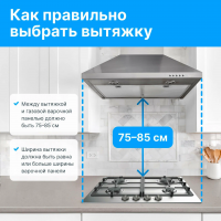 Газовая варочная панель Simfer H45V30M416, нержавеющая сталь