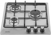 Газовая варочная панель Simfer H45V30M411, нержавеющая сталь