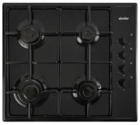 Газовая варочная панель Simfer H60Q40B411, черный