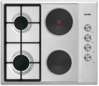 Комбинированная варочная панель Simfer H60Q22M516, нержавеющая сталь