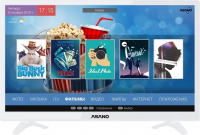 Телевизор LED Asano 24LH7011T, Smart TV, белый