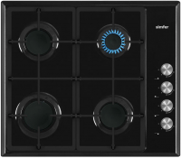 Газовая варочная панель Simfer H60Q40B416, черный