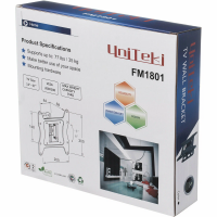 Кронштейн для телевизора UniTeki FM1801, черный