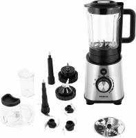 Блендер стационарный Red Solution RSB-M3404, 1200Вт черный/стальной