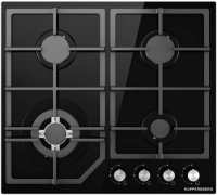 Газовая варочная поверхность Kuppersberg TG 68 B, черный/стекло