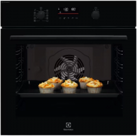 Духовой шкаф электрический с паром Electrolux SteamBake EOD6F77WZ, термощуп, телескопы, черный