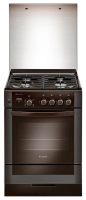 Газовая плита GEFEST 6300-02, 4 конфорки, духовка 52 л, газ-контроль, коричневый