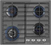 Газовая варочная панель Maunfeld EGHG.64.63CDGR/G, графит