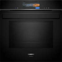 Духовой шкаф электрический с паром и СВЧ Siemens HN978GQB1, черный