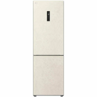 Холодильник LG GC-B459AEMW, бежевый