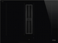 Индукционная варочная панель с вытяжкой Smeg HOBD472D2, черный