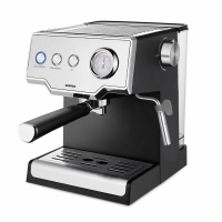 Кофеварка рожковая Centek CT-1167, серебристый/черный