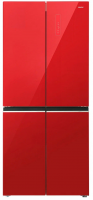 Холодильник Centek CT-1744 NF Red Glass, красный
