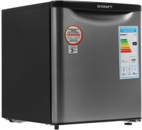Холодильник Kraft BR-50I, серебристый, цвет серебристый, с морозильной камерой сверху