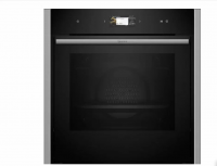 Электрический духовой шкаф с паром Neff B64VS71N0, черный/нержавеющая сталь