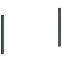 Монтажный комплект фурнитуры для микроволновой печи Neff Flex Design Z9038AY0 Anthracite Grey, антрацит/серый