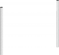 Монтажный комплект для кофемашины Neff Flex Design ZC045MY0 Silver, нержавеющая сталь