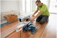 Торцовочная пила BOSCH GTM 12 JL 0601B15001, с пылесборником, плавный пуск