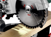 Торцовочная пила Metabo KS 216 M, 1100Вт 5000об/мин d=216мм