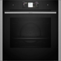 Электрический духовой шкаф с паром Neff B64VT73N0, черный/нержавеющая сталь