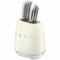 Набор ножей Smeg KBSF02CR, бежевый, сталь, эргономичные, 6 шт. Оригинал