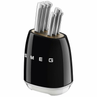 Набор ножей Smeg KBSF02BL, черный