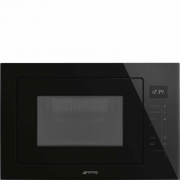 Встраиваемая микроволновая печь Smeg FMI025B3, черный