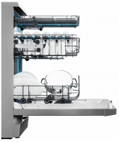 Посудомоечная машина Haier HDWE11-36SS4RU, нержавеющая сталь