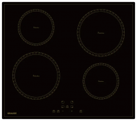 Варочная панель GRAUDE IK 60.1 KS, индукционная, 4 комфорки, черная