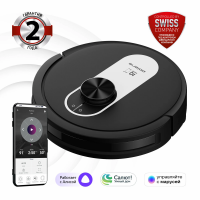 Робот пылесос Polaris PVCR 4250 WIFI IQ Home, черный