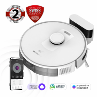 Робот пылесос Polaris PVCR 5003 Wi-Fi IQ Home, белый