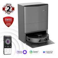 Робот пылесос Polaris PVCRAC 7750 WiFi IQ Home, графитовый