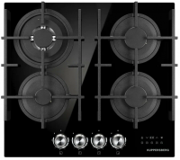 Варочная поверхность газовая Kuppersberg FG 68 B, черный/закаленное стекло