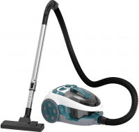 Пылесос Hyundai HYV-C3500 2220Вт, белый/бирюзовый