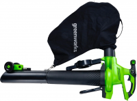 Воздуходувка Greenworks GD40BVII, зеленый/черный