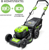 Газонокосилка роторная Greenworks GD40LM46SPK4 (2506807UB)