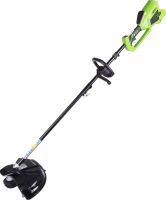 Триммер электрический Greenworks GD40BC, зелёный