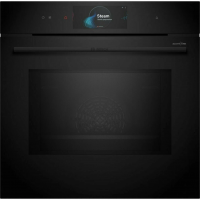 Духовой шкаф электрический с паром и СВЧ Bosch HNG978QB1, черный